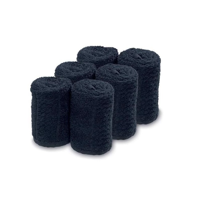 Serviettes pour chauffe-serviette vapeur noir